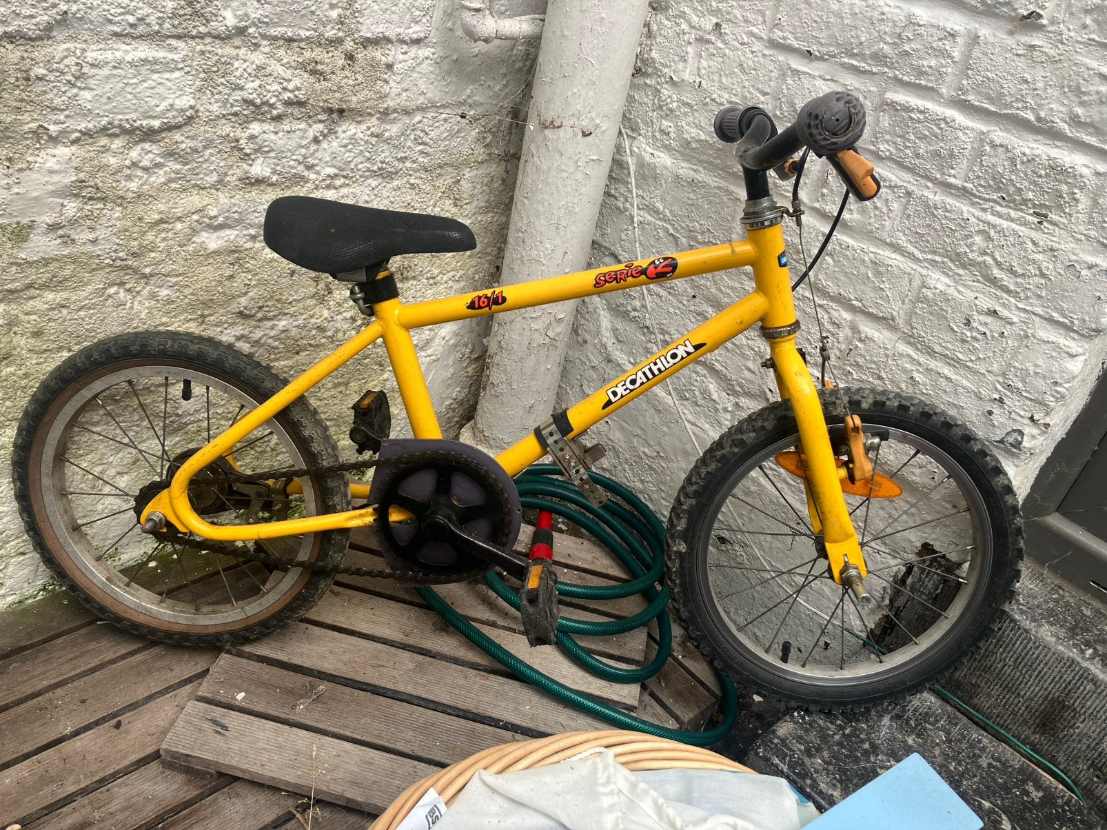 Velo 16 pouces, Vélos & Vélomoteurs, Frein à tambour, Enlèvement, Utilisé, Acier