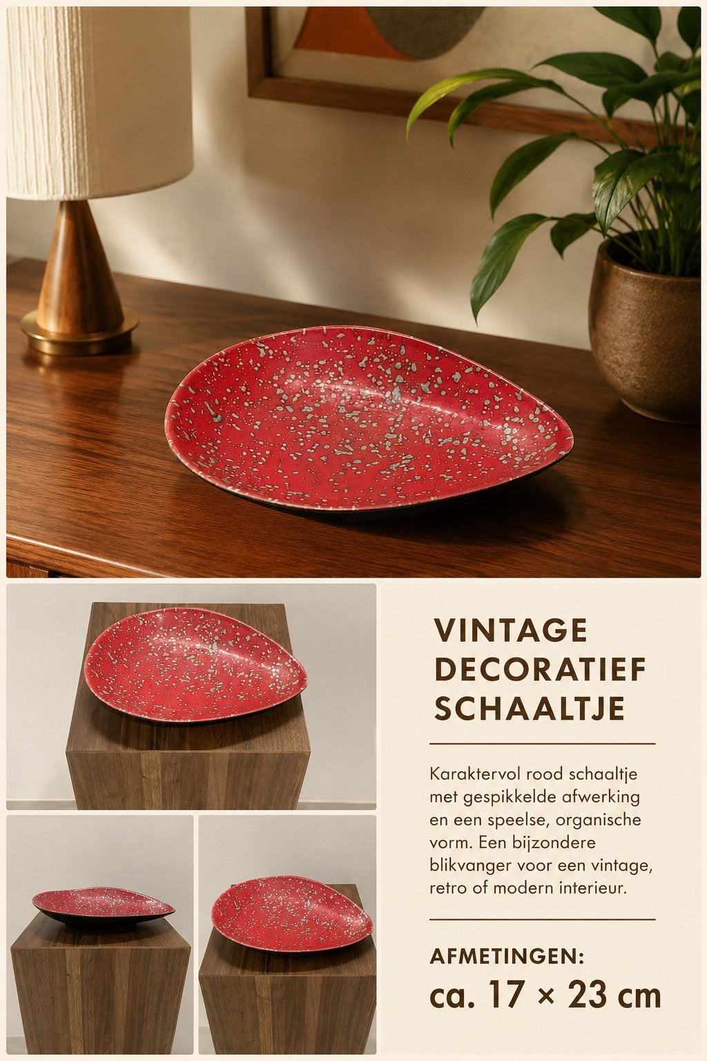 Vintage decoratief schaaltje., Antiek en Kunst, Ophalen
