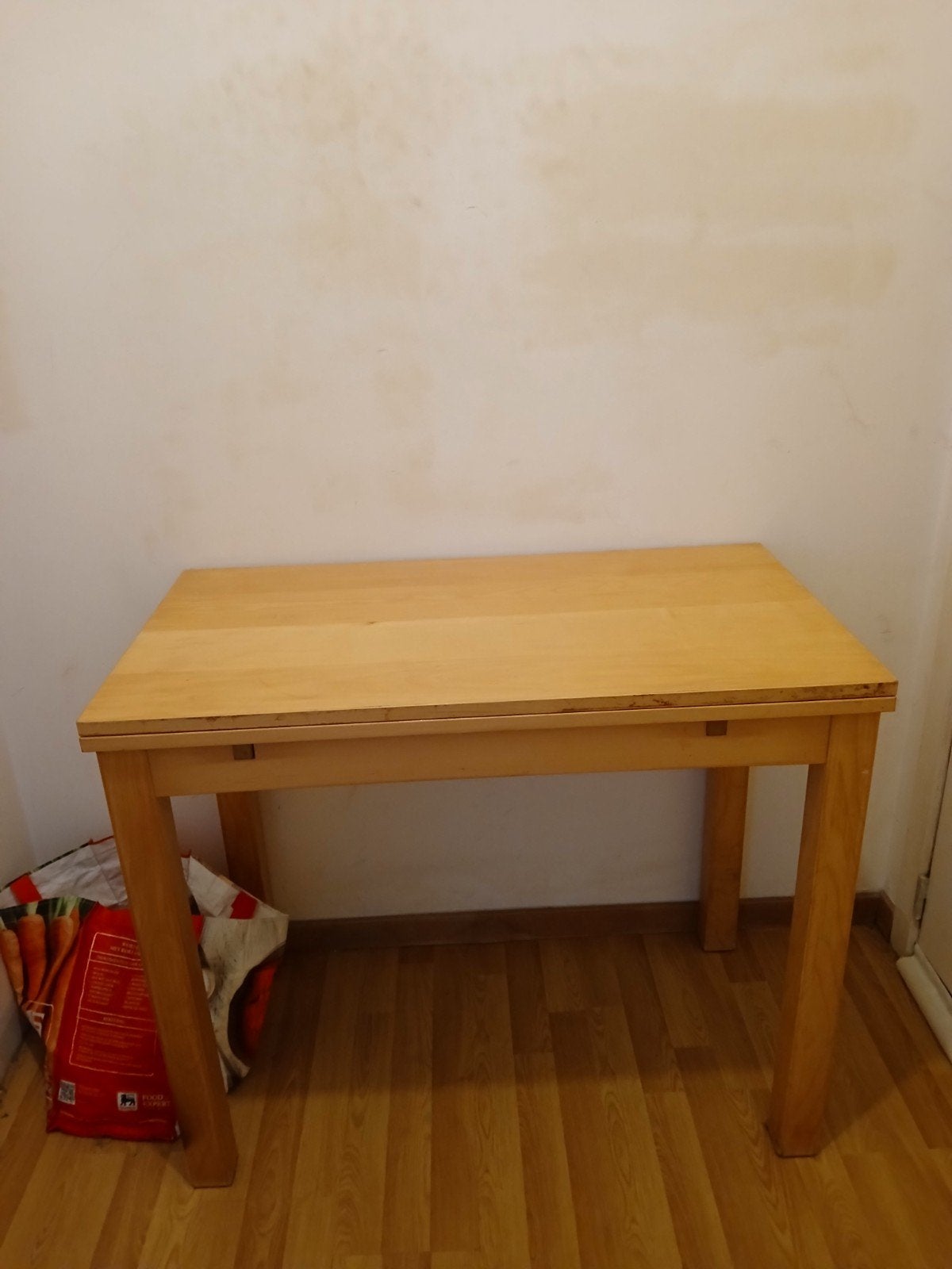Table retractable, Enlèvement