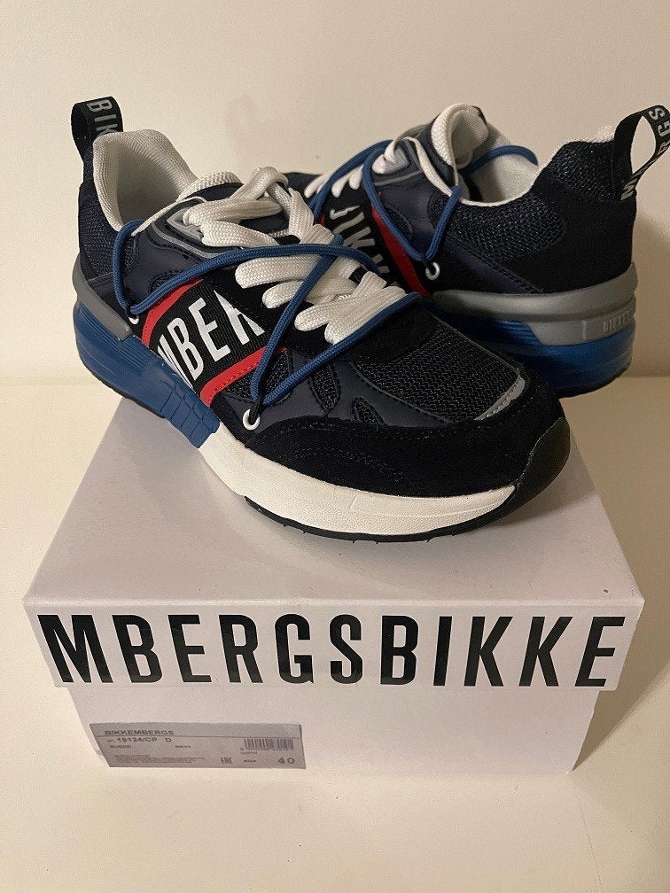 Nieuwe Bikkembergs blauw zwarte sneakers maat 40, Blauw, Nieuw, Ophalen of Verzenden, Sneakers
