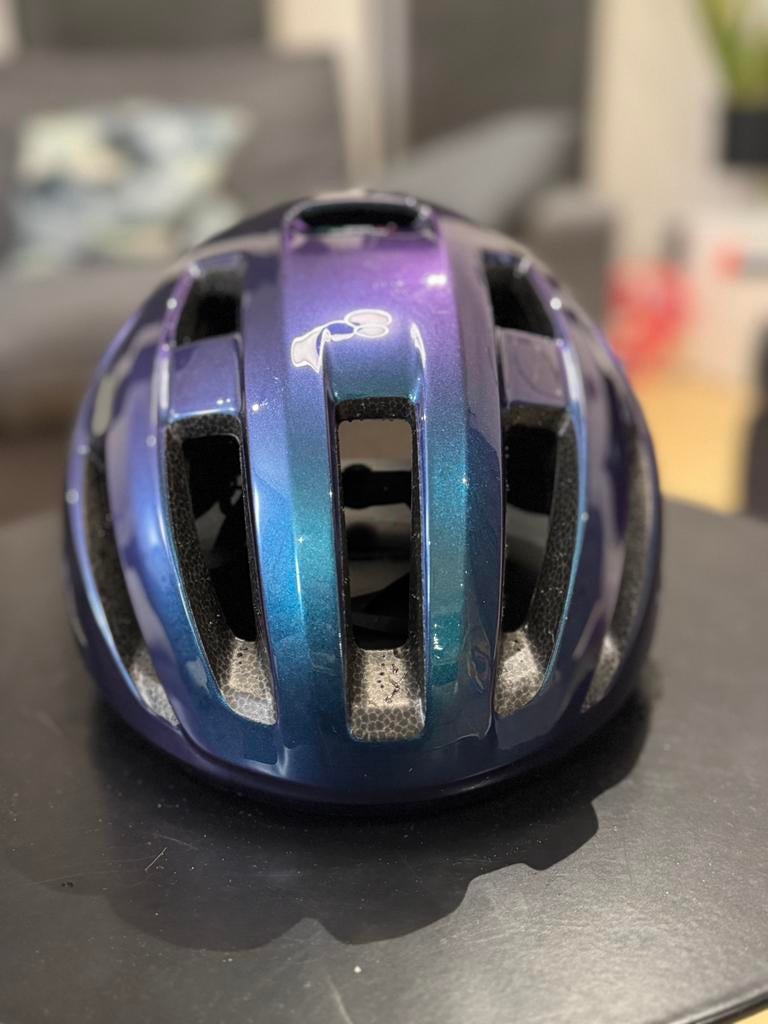 Helm Abus Powerdome maat M (54-58cm), Sports & Fitness, Cyclisme, Enlèvement, Comme neuf, Casque