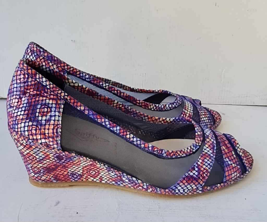 Chaussures compensées Spiffy Marino Net pour femmes M40, Enlèvement ou Envoi, Autres couleurs, Comme neuf, SPIFFY