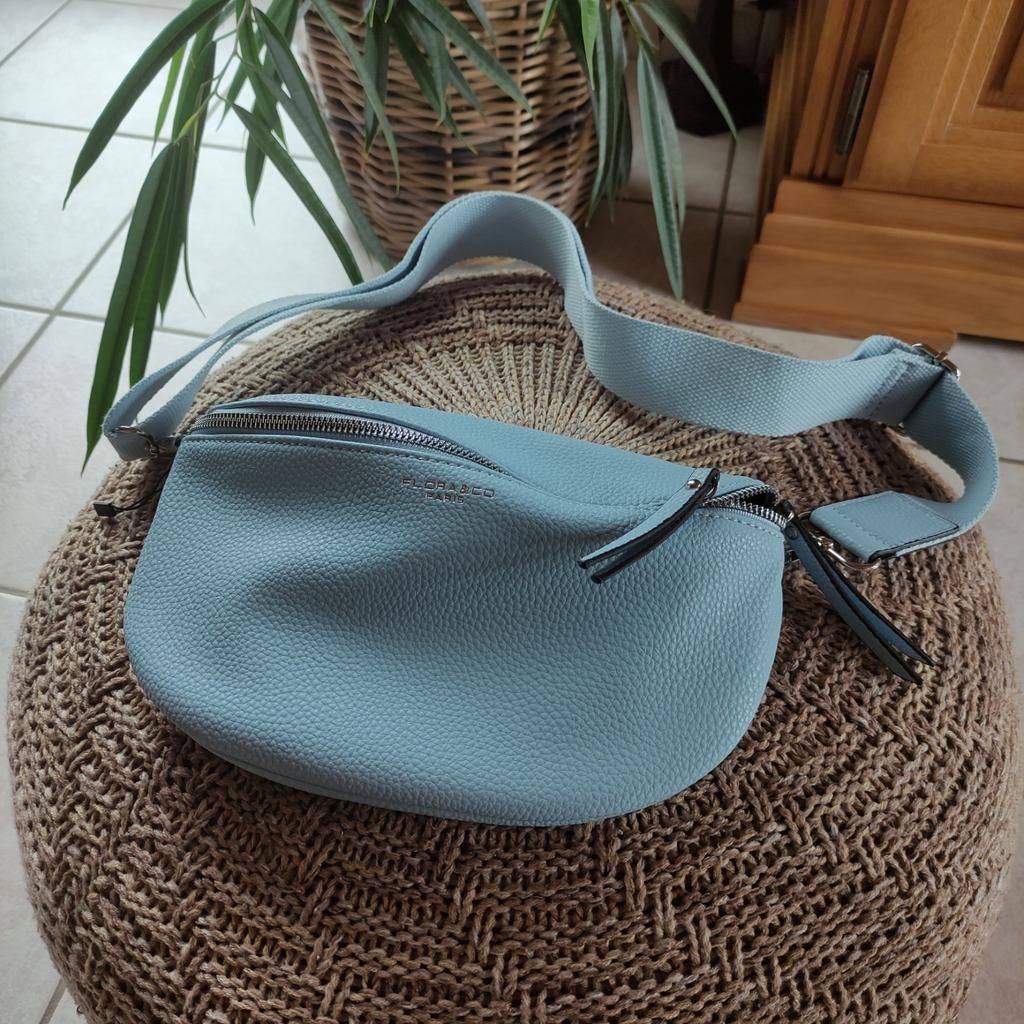 Flora&Co heuptasje., Ophalen, Nieuw, Blauw, Schoudertasje