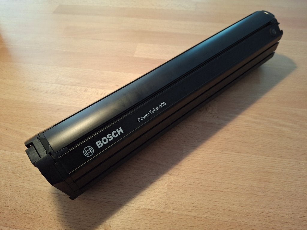 Bosch PowerTube 400 'in frame' vertical/horizontal, Zo goed als nieuw