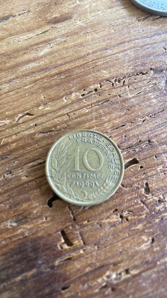 Oude Franse munt van 10 cent, Ophalen of Verzenden, 10 cent