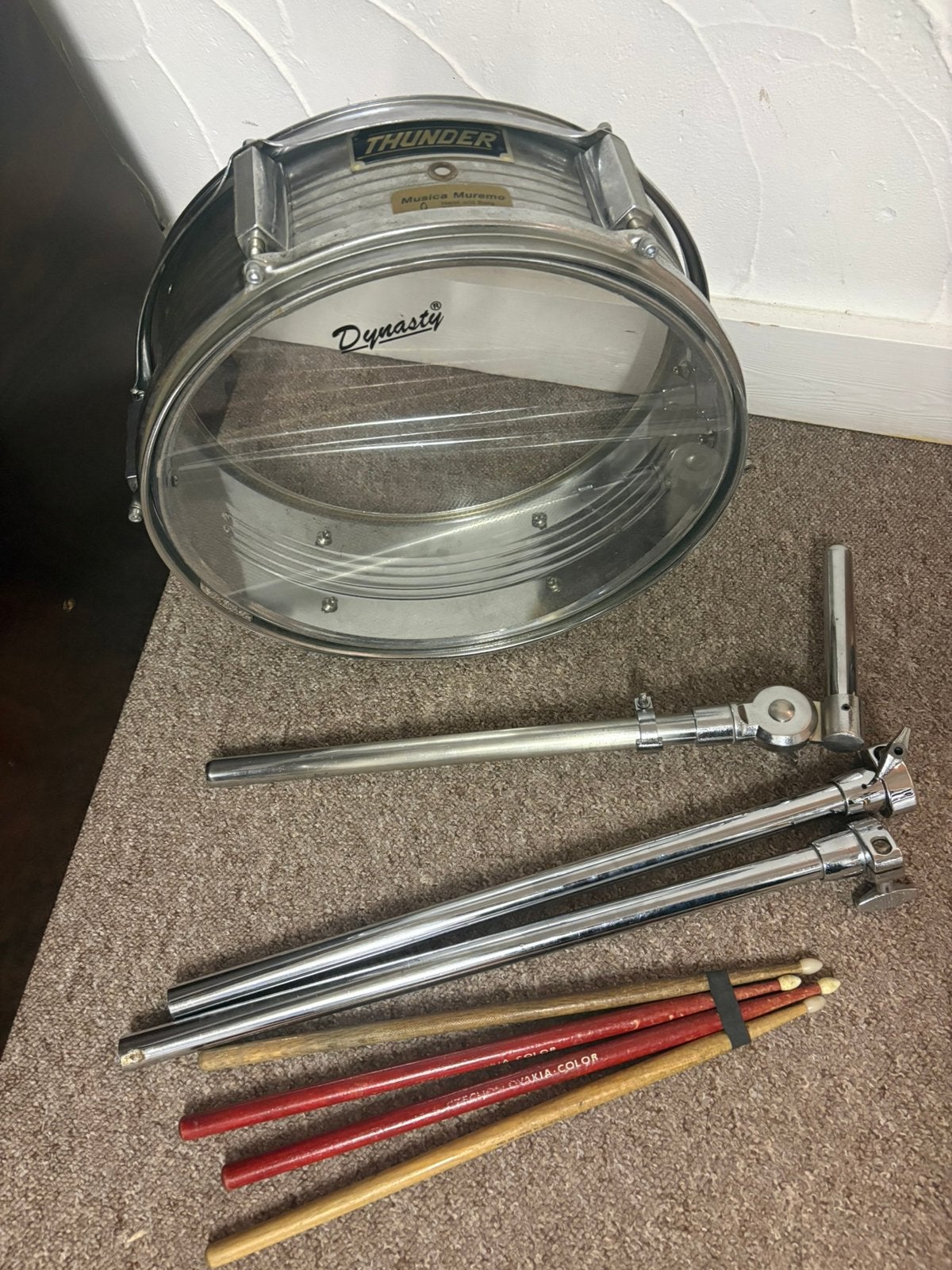 Vintage Thunder snaredrum, Muziek en Instrumenten, Ophalen, Zo goed als nieuw