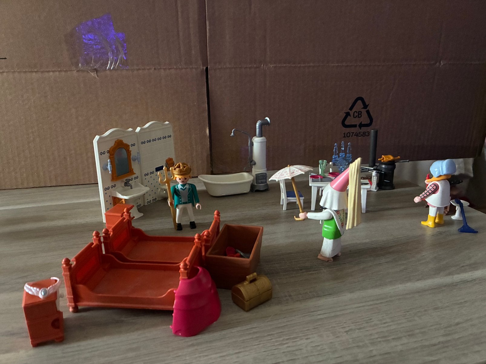 Playmobil prinsessenkamer, Ophalen, Gebruikt, Losse onderdelen, Figuren