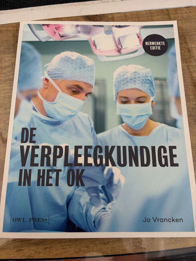 Handboek de verpleegkundige in het OK te koop!, Boeken, Ophalen, Nieuw, Hogeschool