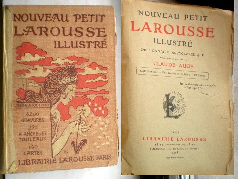 Petit Larousse geïllustreerd antiek (1928), Ophalen of Verzenden