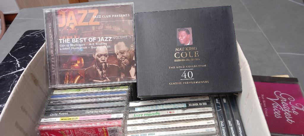Doos jazz en blues cd's, Cd's en Dvd's, Cd's | Jazz en Blues, Ophalen, Gebruikt, Jazz