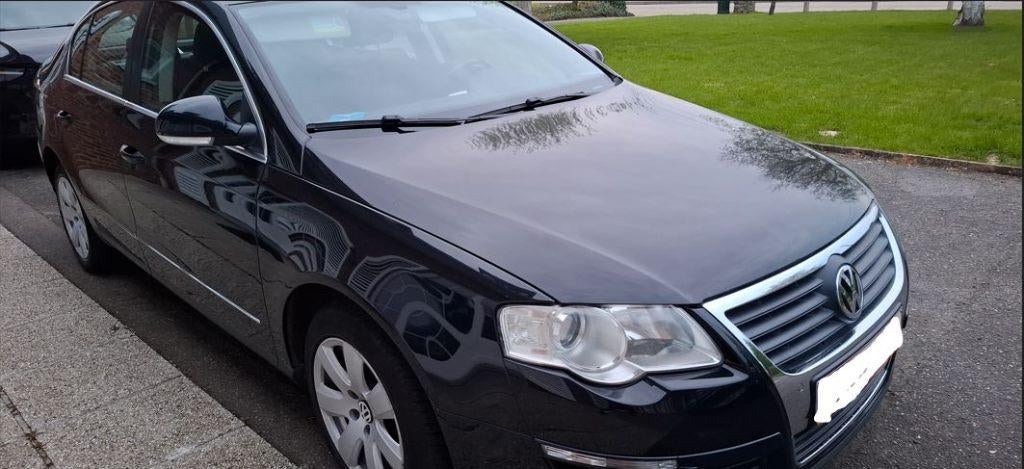 VW Passat 2.0 TDI - 136 pk - 2008 - Comfortline, Auto's, 4 deurs, 1800 kg, Zwart, 4 cilinders