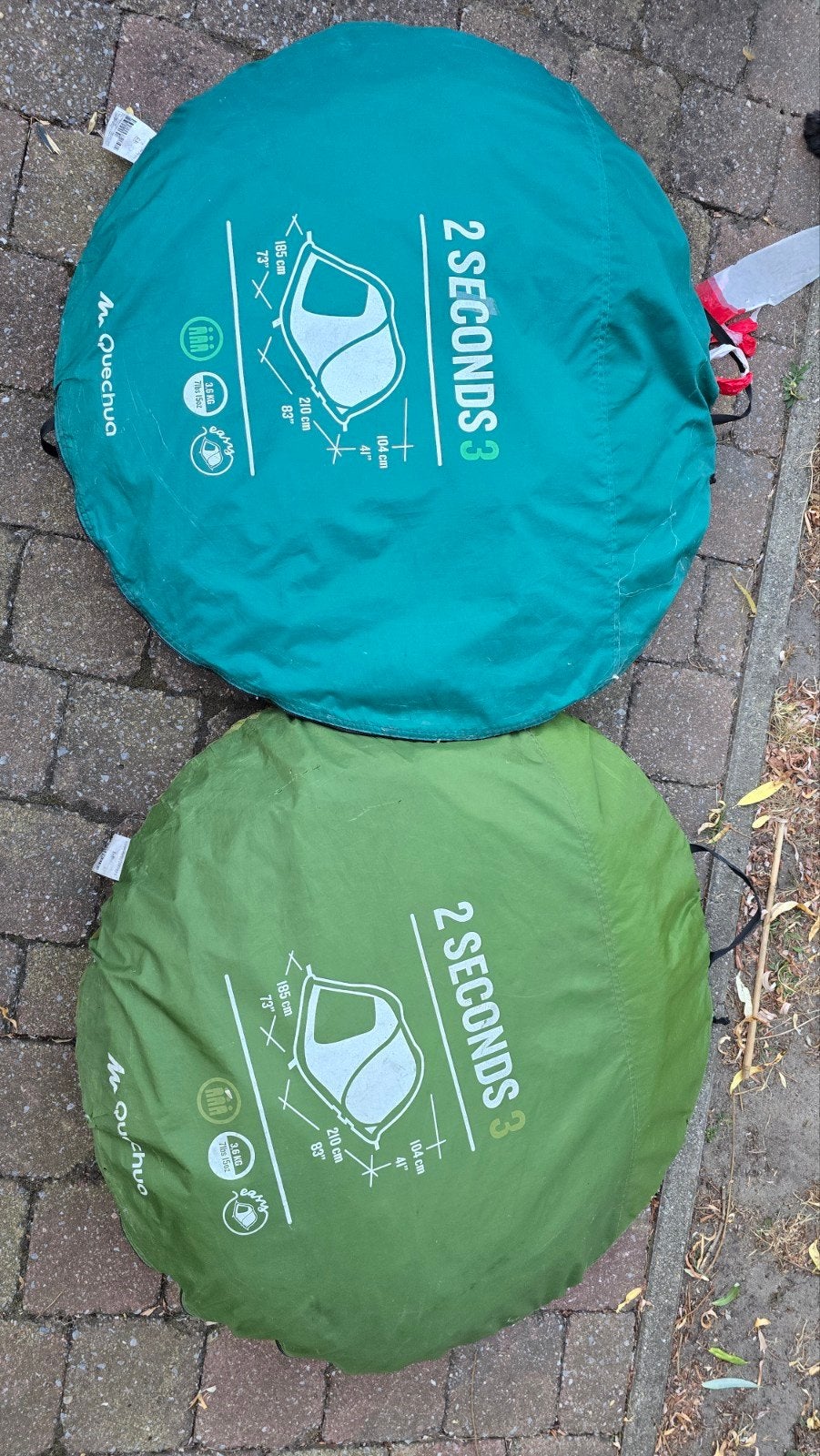 tent quechua 2seconds3, Caravans en Kamperen, Tenten, Ophalen, Zo goed als nieuw, Tot en met 3
