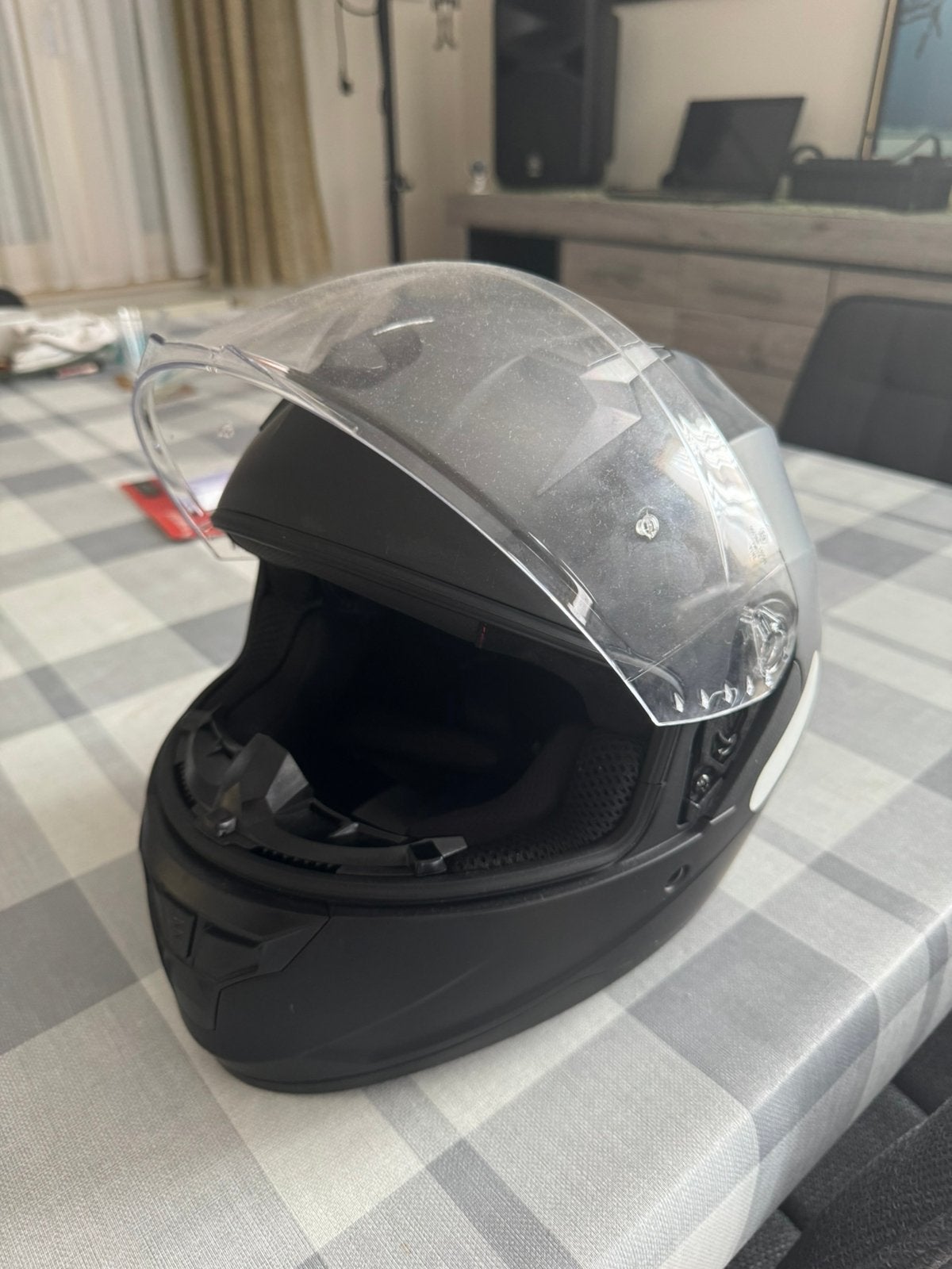 Brommer helm, Fietsen en Brommers, Ophalen, Zo goed als nieuw