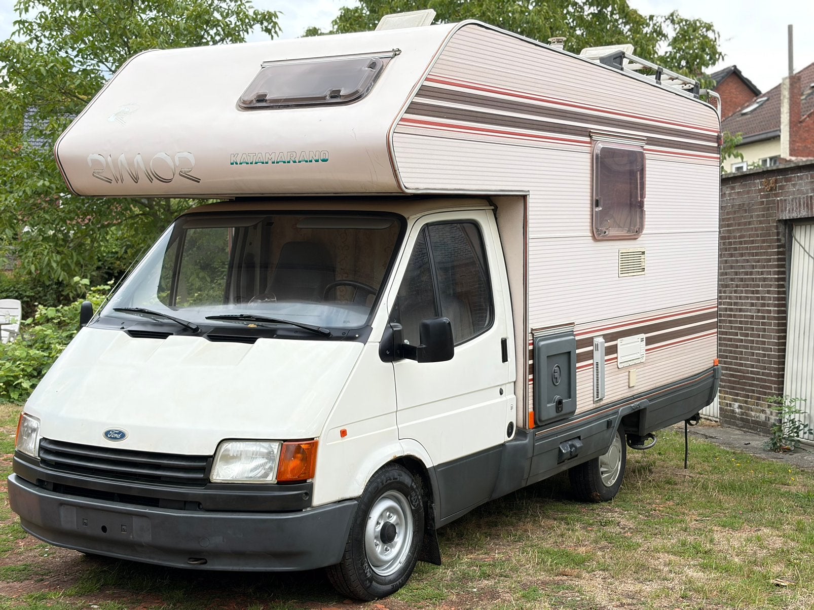 Rimor Katamarano 1992 – 2.0 Benzine/LPG – 118.000 km, Caravans en Kamperen, Handgeschakeld, Particulier, Ford, Luifel