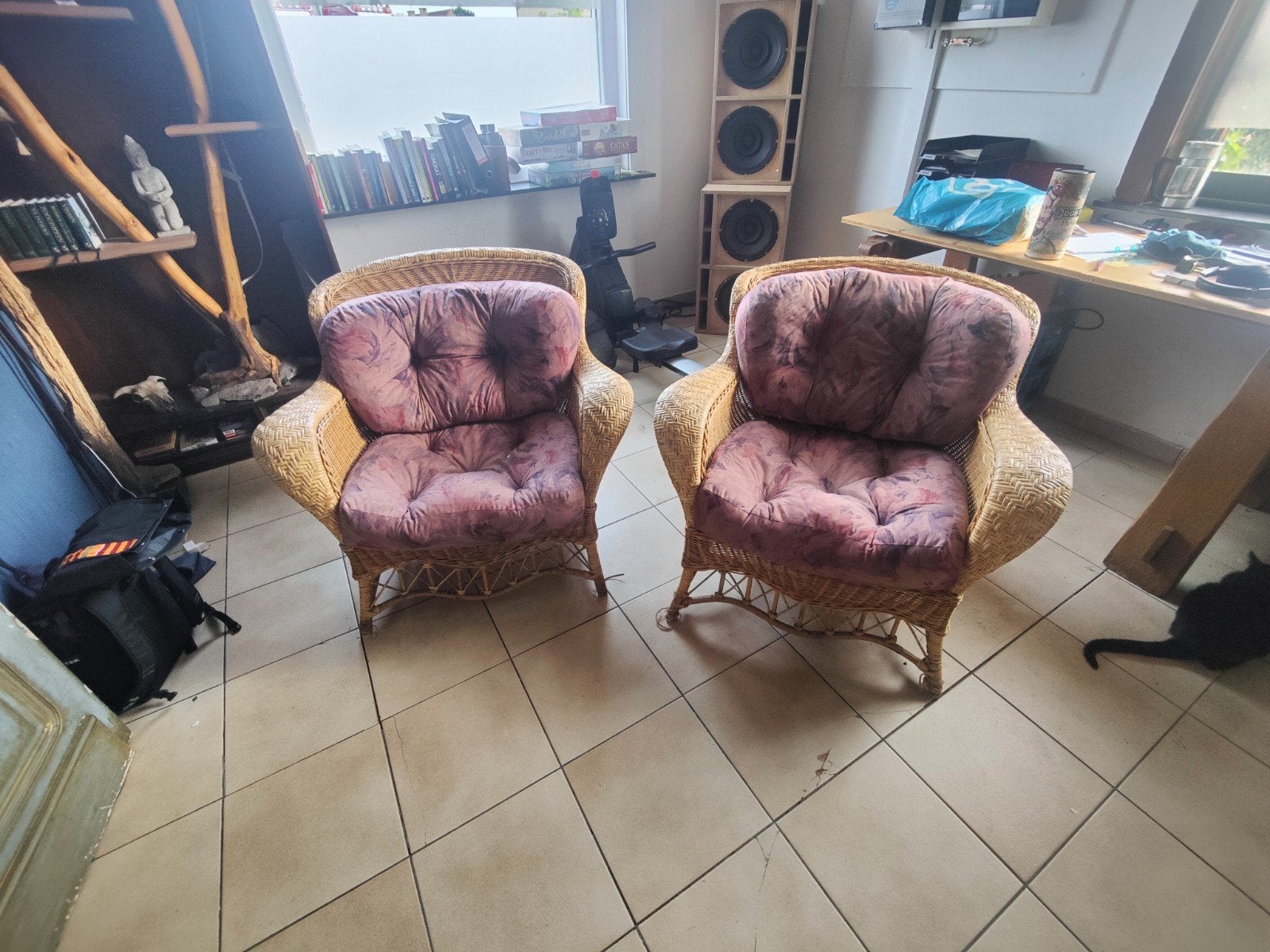rotan stoelen, Ophalen, Zo goed als nieuw