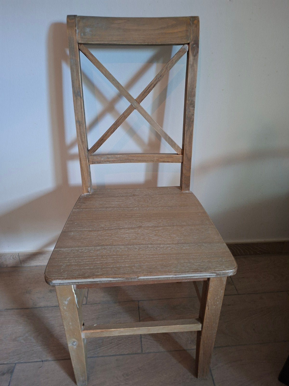 6 chaises de campagne à vendre., Gris, Comme neuf, Landelijk, Enlèvement