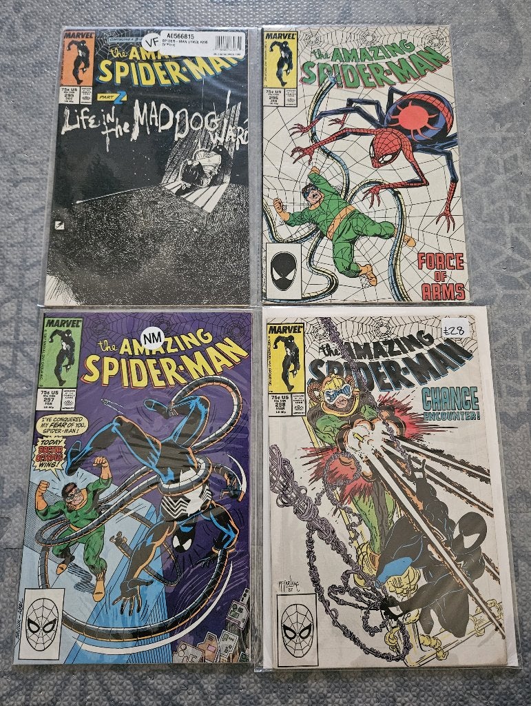 the Amazing Spider-Man (vol.1) #295-298 (1987), Enlèvement ou Envoi, Série complète ou Série, Utilisé, Amérique