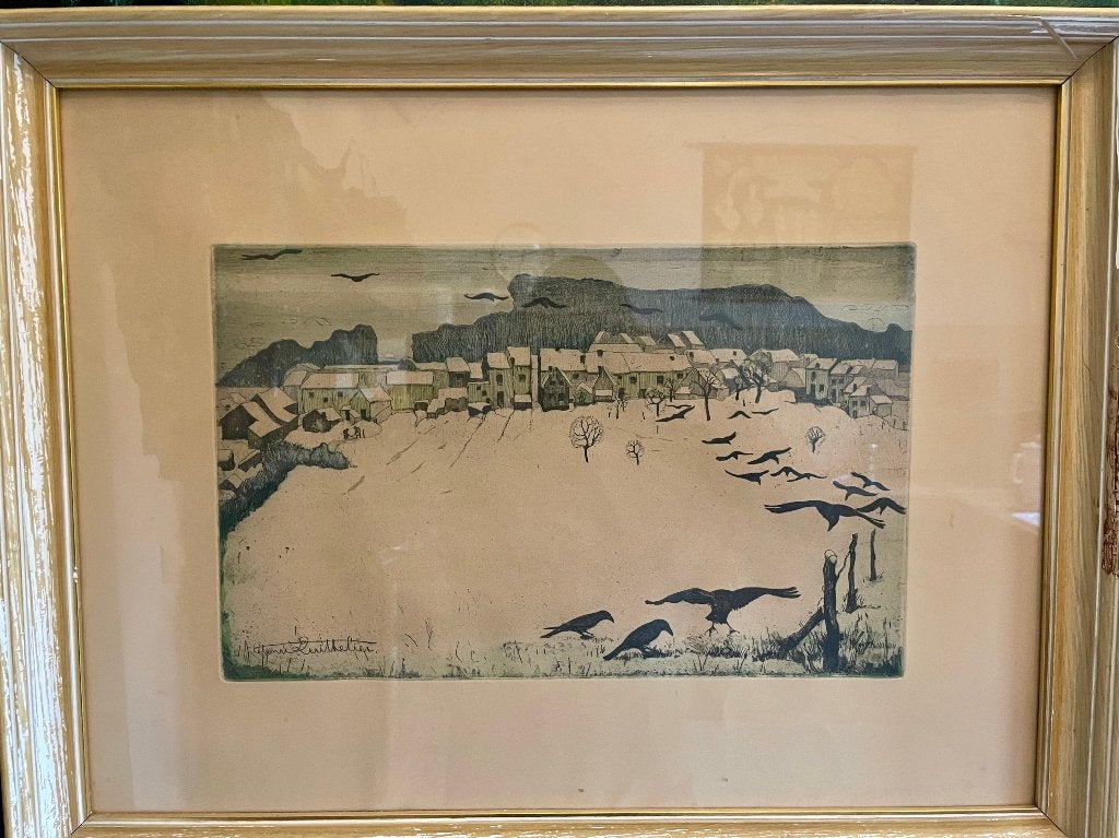 Henri Quitteleer 'le dur hiver', Antiquités & Art, Enlèvement, Paysage