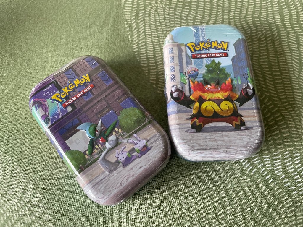 Pokemon 2 mini tins, Ophalen, Nieuw, Overige typen, Foil