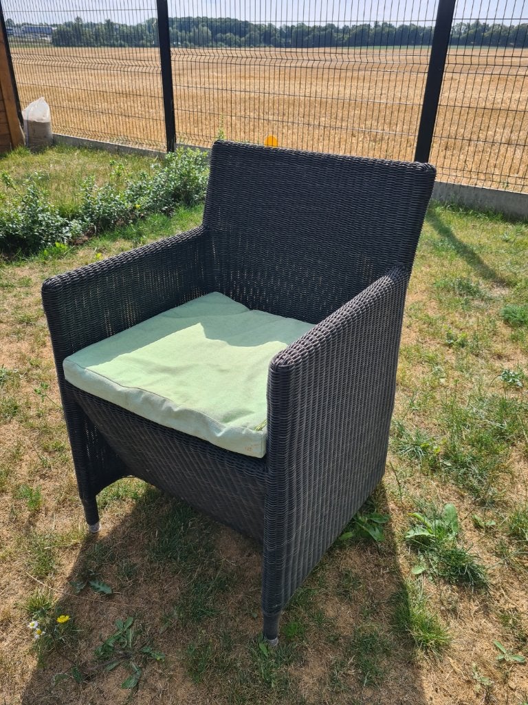 Fauteuil de jardin, Enlèvement, Comme neuf, Osier
