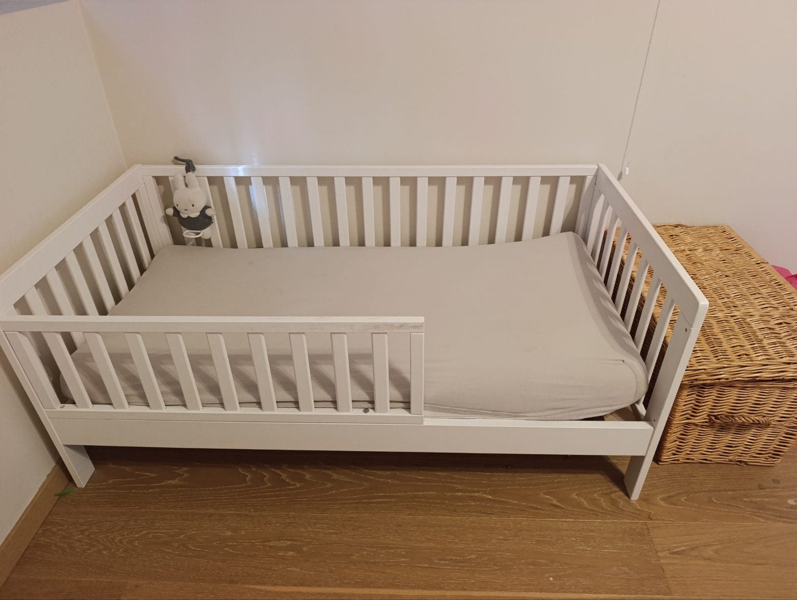 kinderbed 140x70 met matras en matrasbeschermer, Kinderen en Baby's, Ophalen of Verzenden, Matras