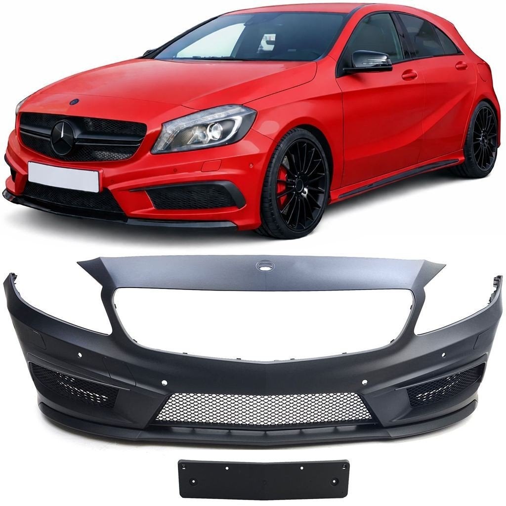 Voorbumper Set Amg Look Geschikt voor Mercedes A Klasse W176, Verzenden