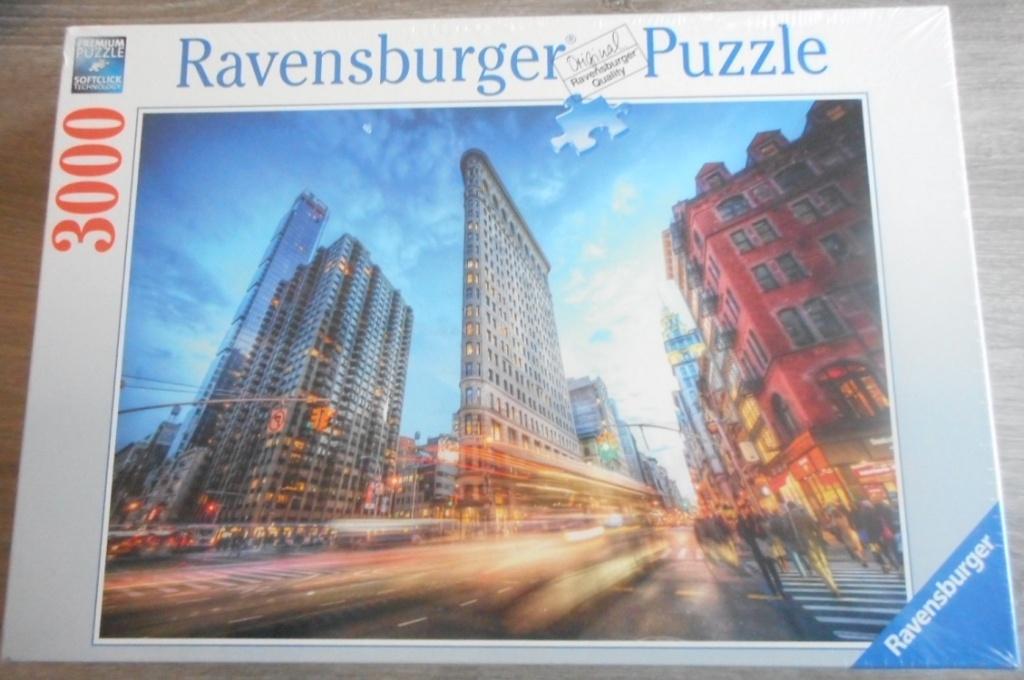 ravensburger puzzel 3000 stukjes flat iron bulding ., Hobby en Vrije tijd, Overige Hobby en Vrije tijd, Ophalen of Verzenden, Nieuw