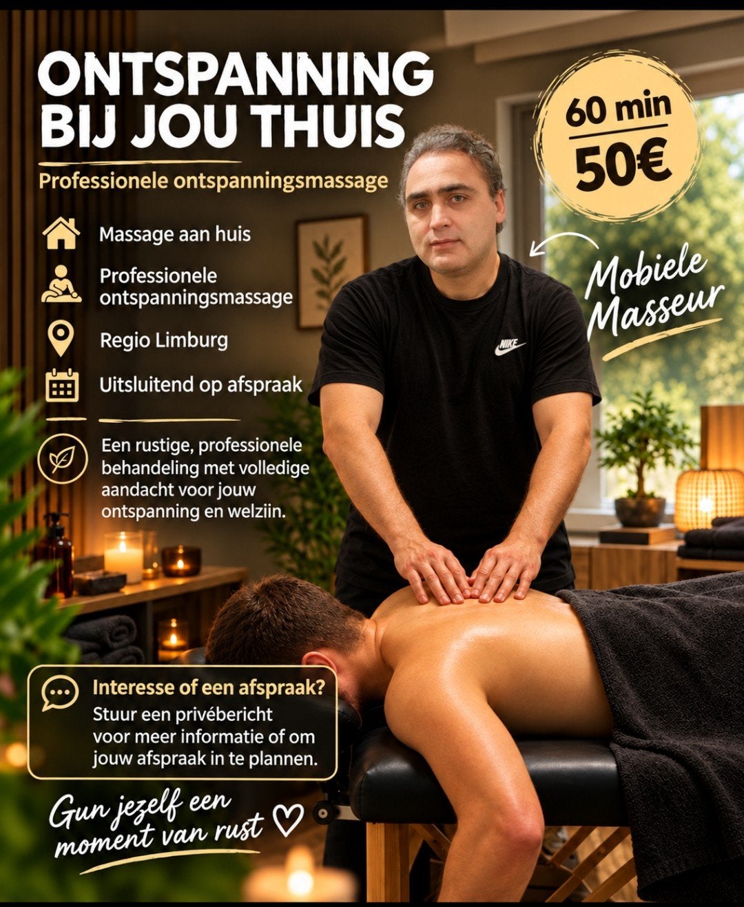 Ontspanningsmassage aan Huis, Services & Professionnels, Massage relaxant