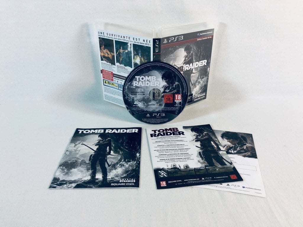 Tomb Raider Edition Combat Strike PS3 FR Jeu Complet TBE, À partir de 18 ans, Aventure et Action, Utilisé, 3 joueurs ou plus