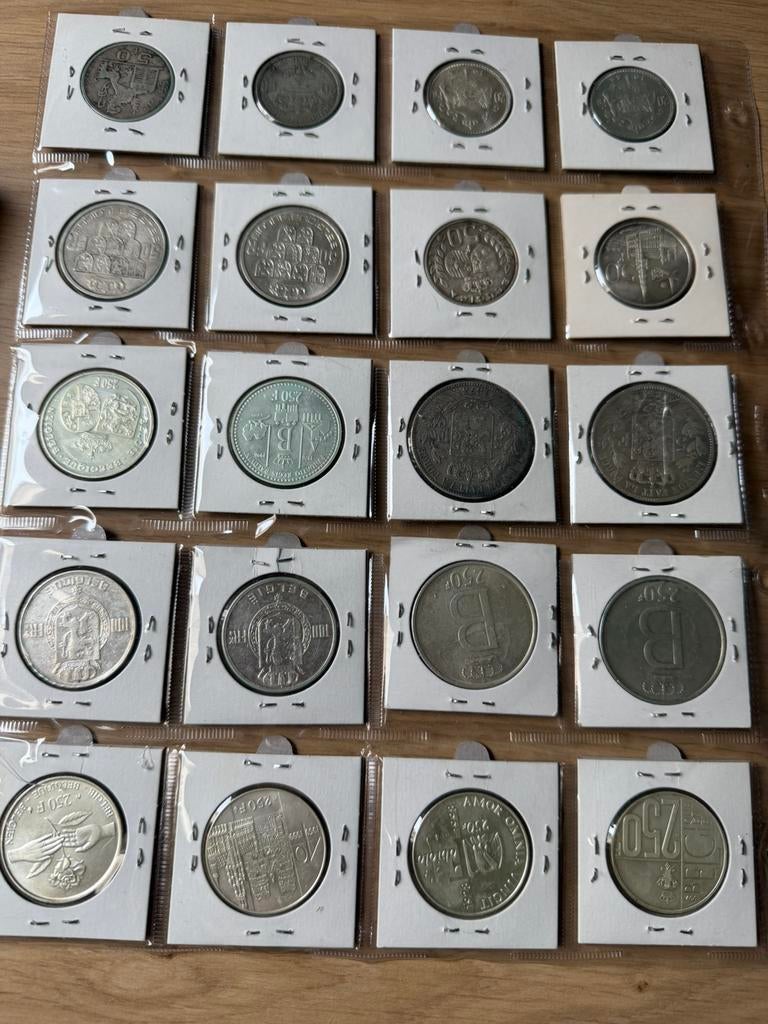 Zilveren munten uit verschillende landen, Timbres & Monnaies, Monnaies & Billets de banque | Collections, Enlèvement ou Envoi