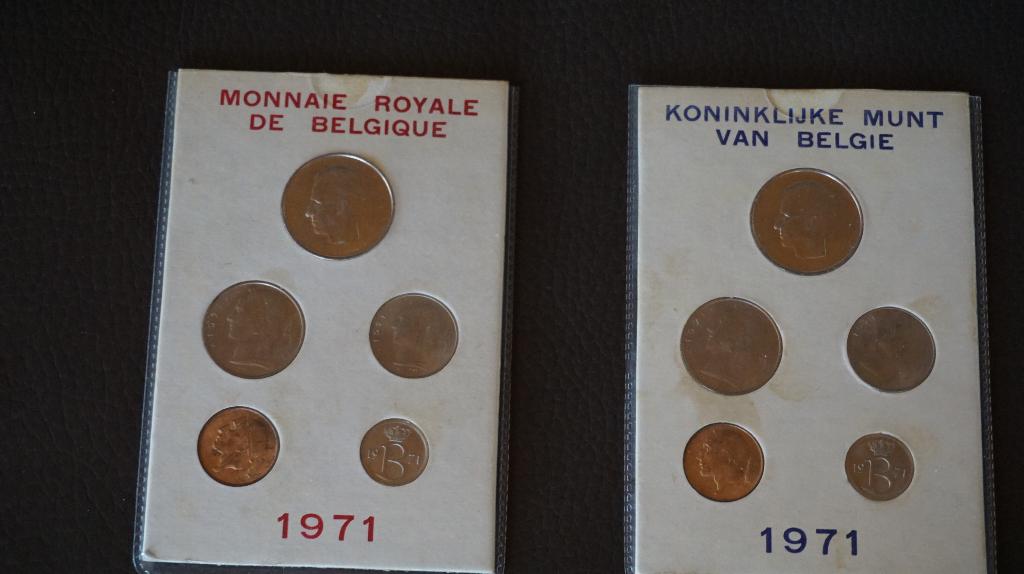 Année 1971 Boudewijn, Envoi, Métal, Série