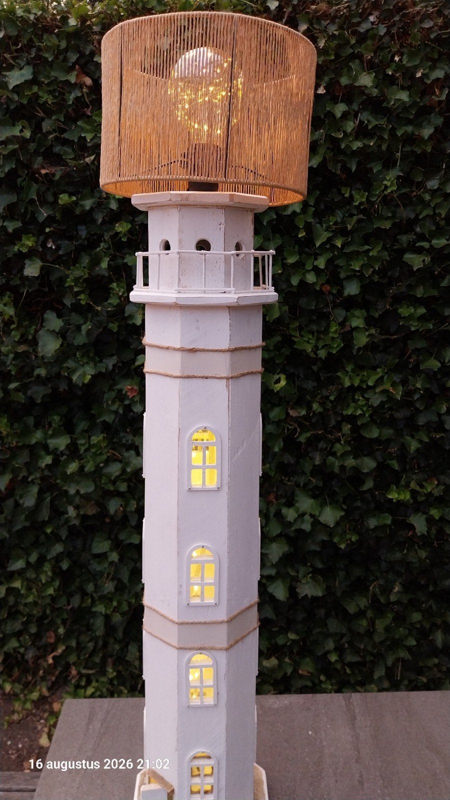houten vuurtoren, Ophalen of Verzenden