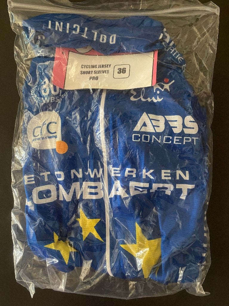 Europees kampioen Wielershirt, Sport en Fitness, Wielrennen, Ophalen of Verzenden, Nieuw, Kleding