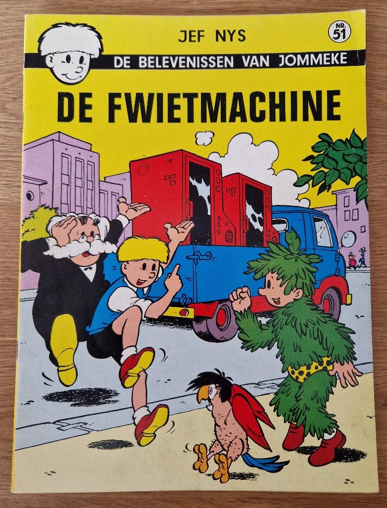 Jommeke - De fwietmachiene -51(1978) Strip, Une BD, Enlèvement ou Envoi, Utilisé