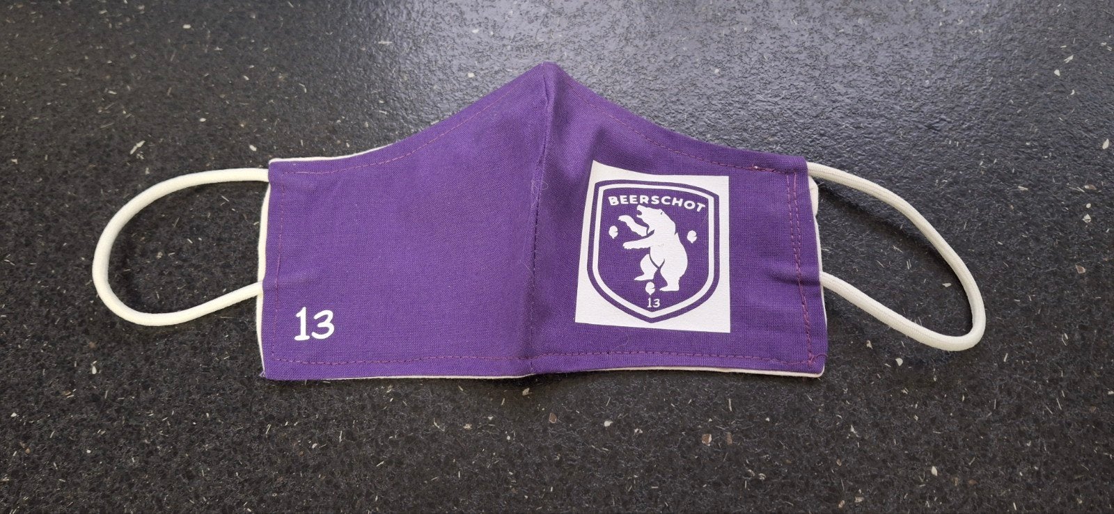 mondmasker voetbal K Beerschot VA stamnummer 13, Verzamelen, Ophalen of Verzenden, Nieuw, Overige typen