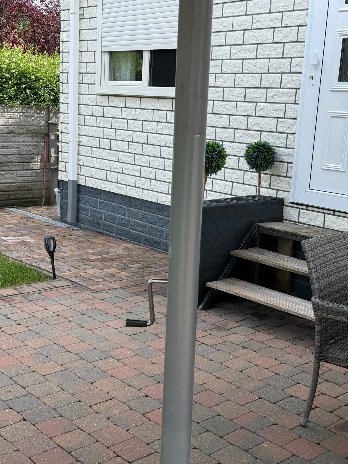 Paraplu solar, Tuin en Terras, Parasols, Ophalen, Zo goed als nieuw