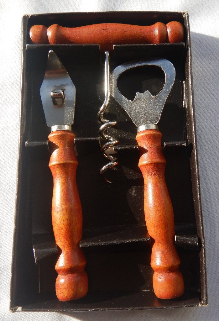 Set van 3 stuks: kurkentrekker, flesopener, blikopener., Ophalen of Verzenden, Nieuw