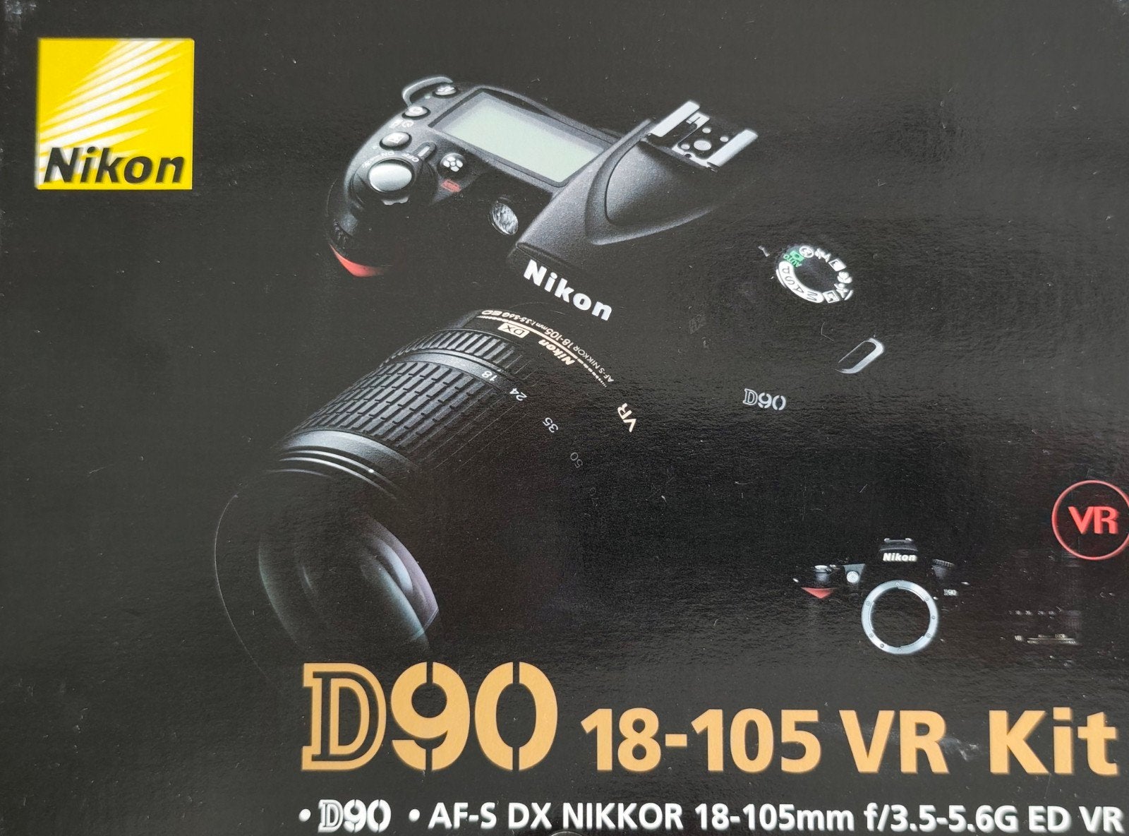 Nikon D-90 avec objectif 18-105mm, Audio, Tv en Foto, Fotocamera's Digitaal, Ophalen, Nikon