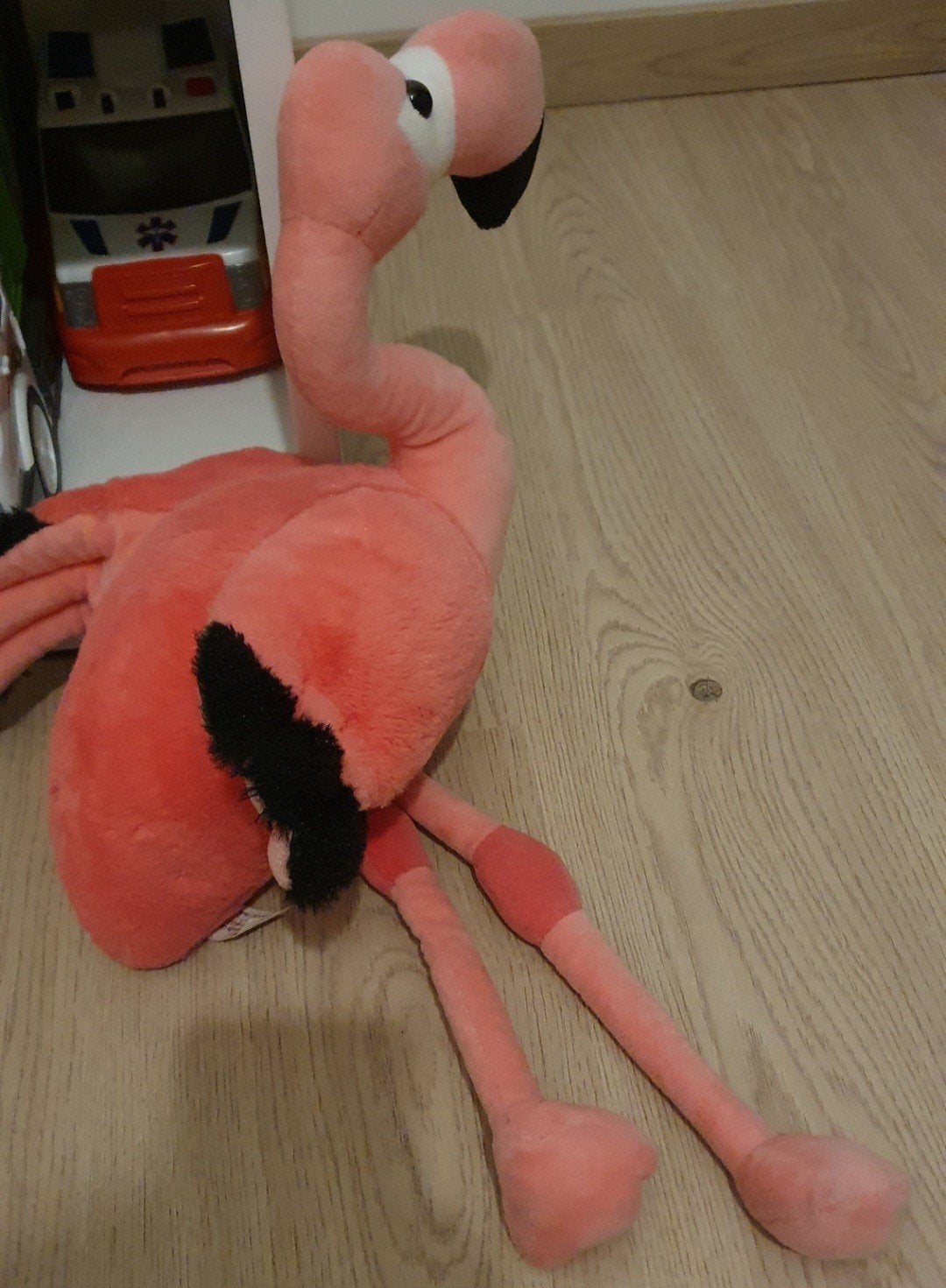 Grote flamingo, Kinderen en Baby's, Speelgoed | Knuffels en Pluche, Ophalen
