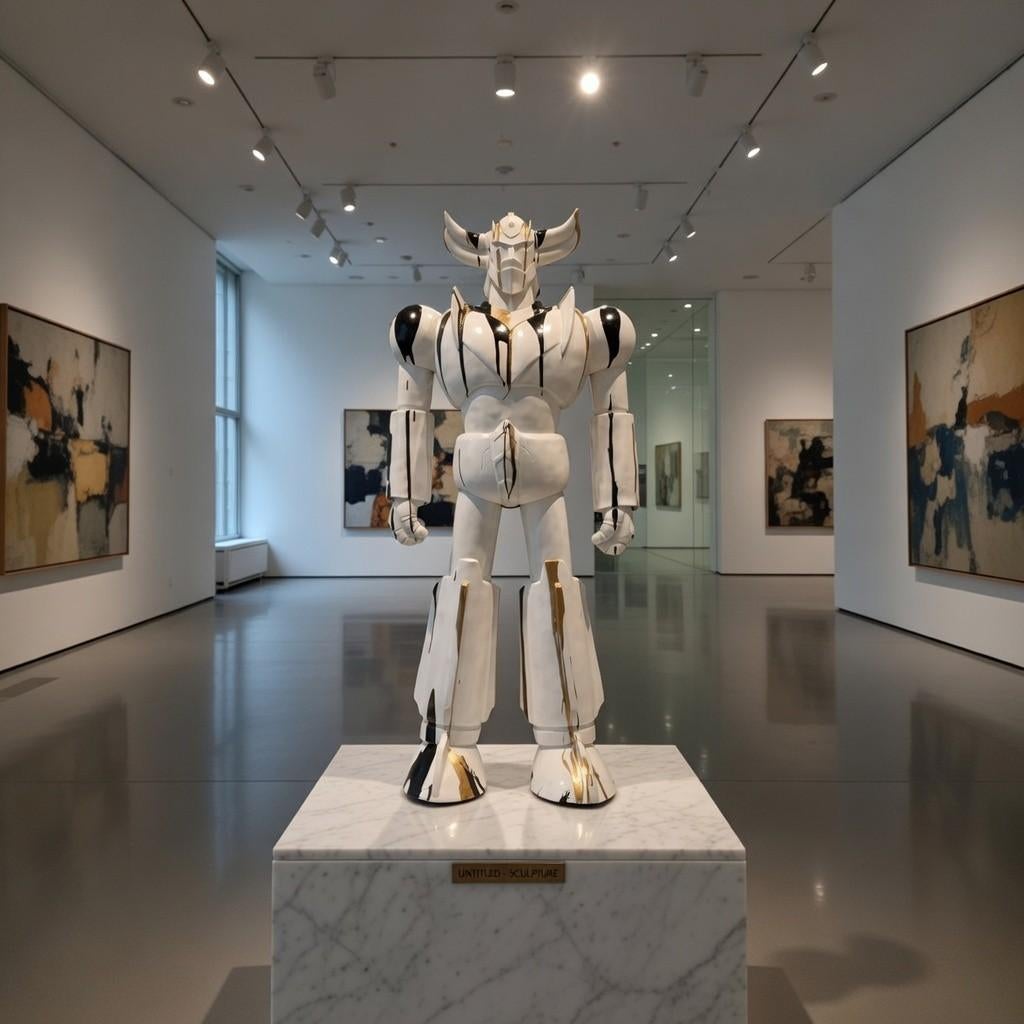 Groot kunstwerk ode aan goldorak, Verzamelen, Ophalen of Verzenden