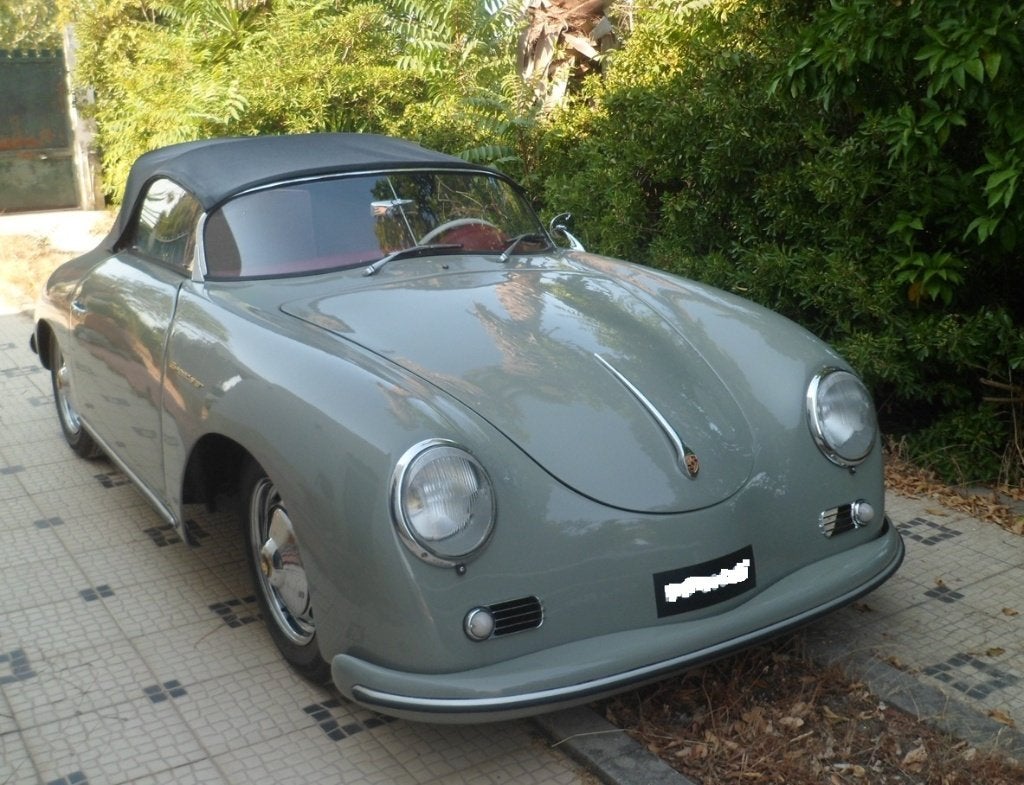 356 Speedster 1955, Auto's, 4 zetels, 4 cilinders, Cabriolet, 1600 cc