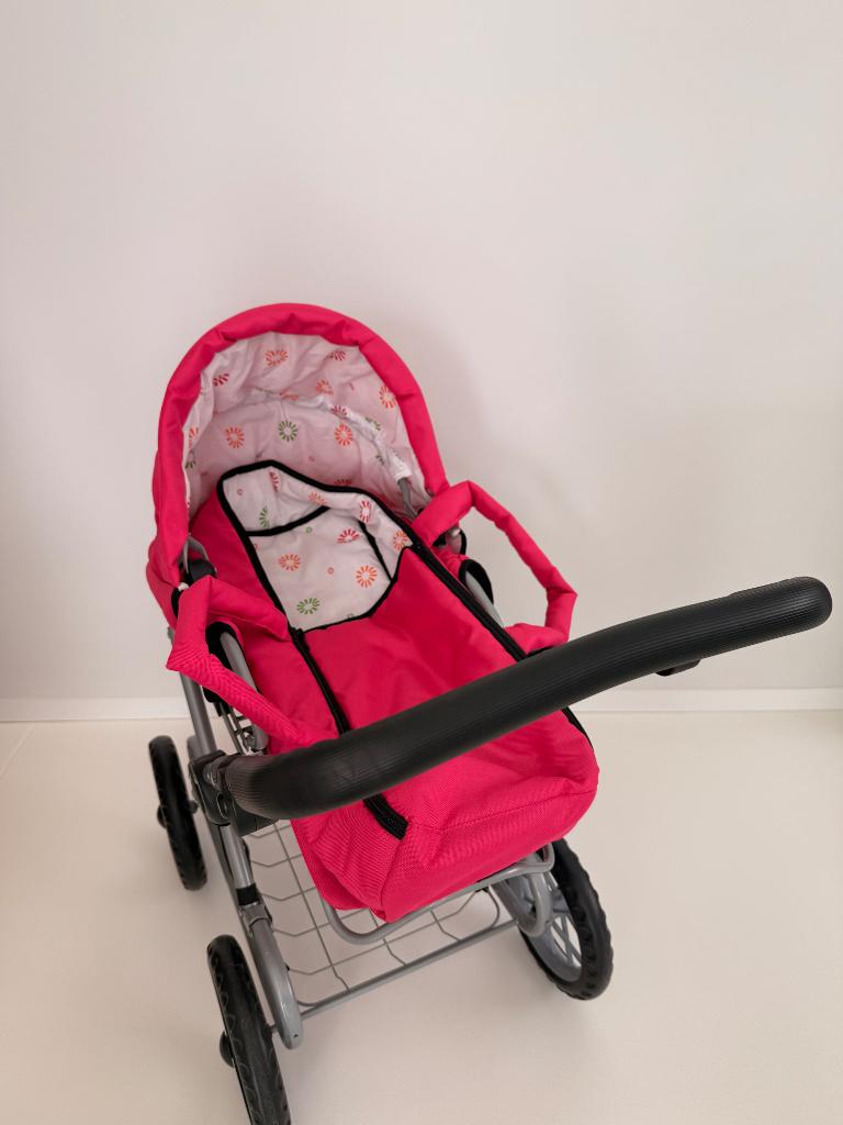 Brio poppenwagen roze, Kinderen en Baby's, Speelgoed | Poppen, Ophalen, Zo goed als nieuw