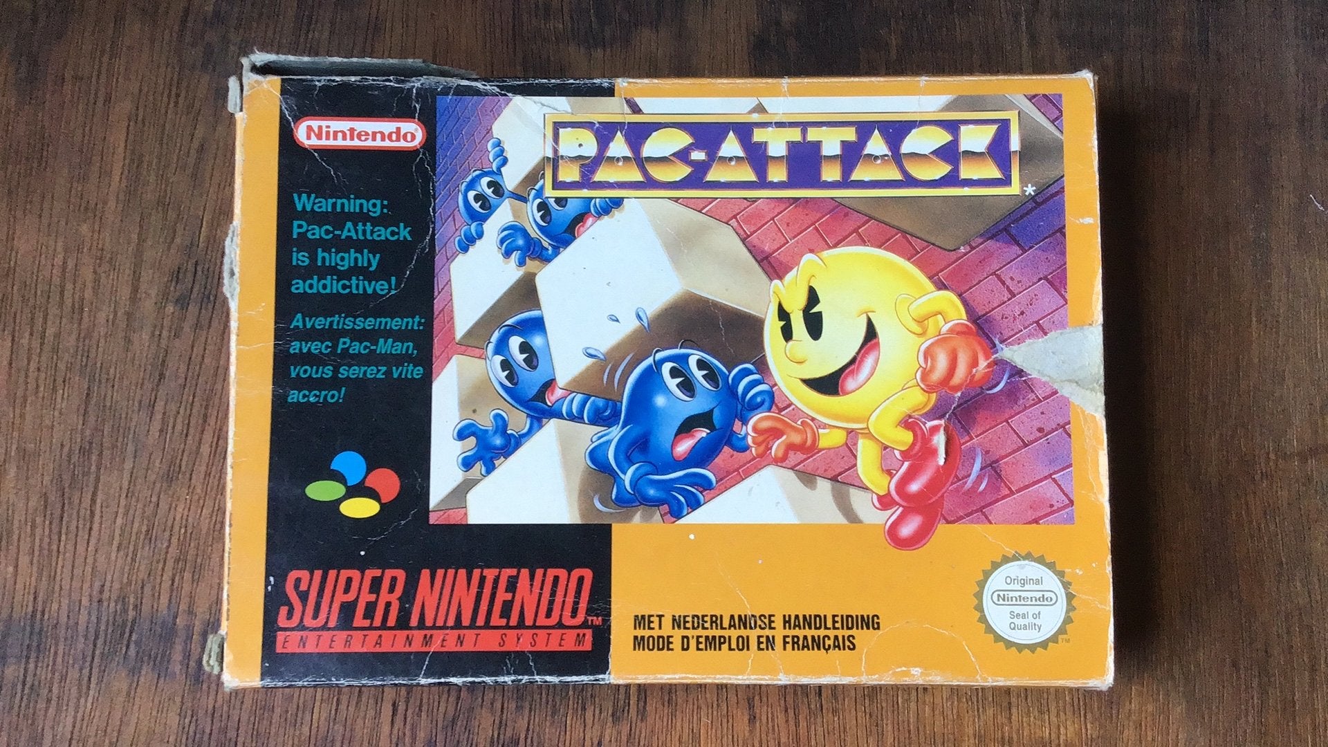 Snes pac attack, Enlèvement ou Envoi, Utilisé
