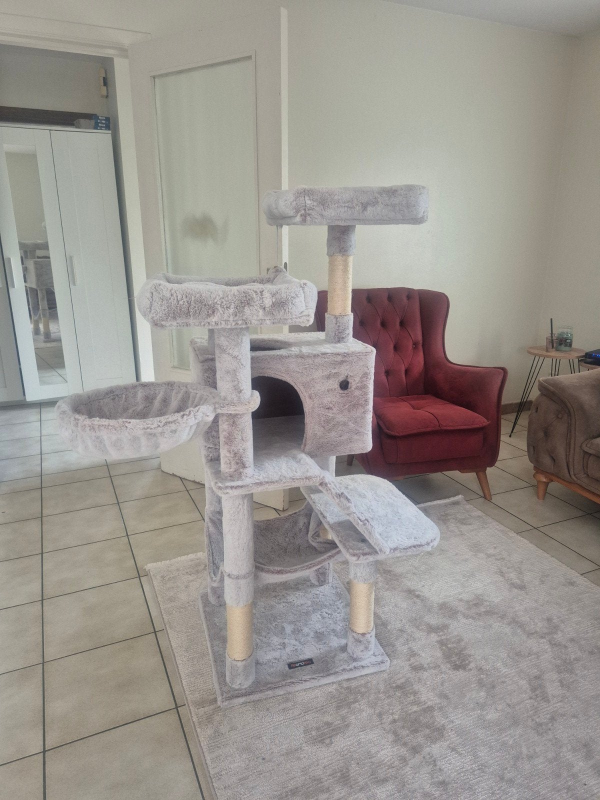 Griffoir pour chat. Comme neuf. 135 cm de haut., Animaux & Accessoires, Enlèvement, Comme neuf