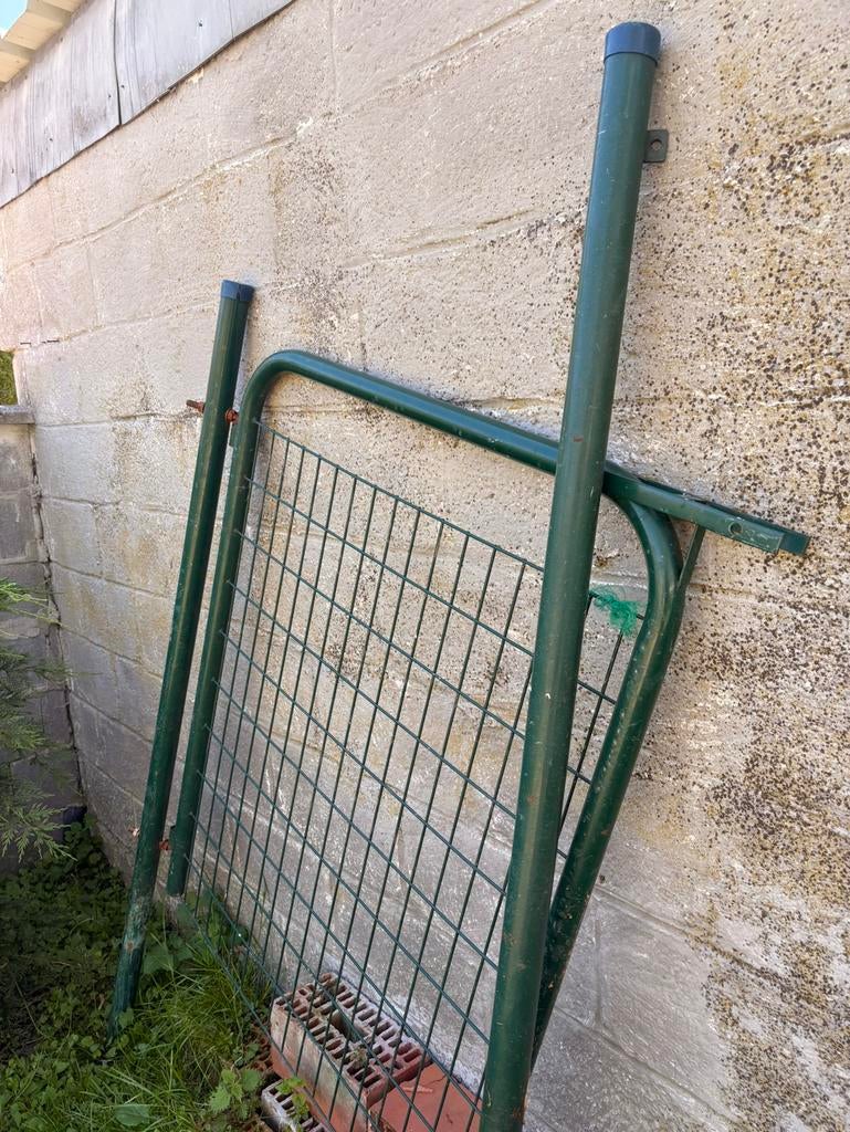 Tuin poort, Tuin en Terras, Ophalen, Met poort, Aluminium, Zo goed als nieuw