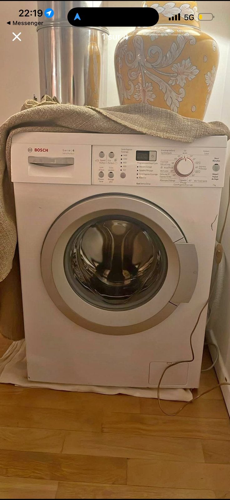 Lave linge BOSCH serie 6 de 7 kg, Enlèvement, Comme neuf