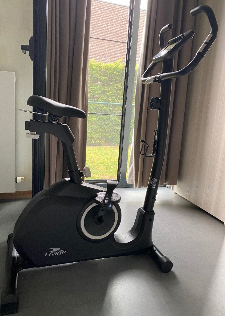 Crane Hometrainer met Hartslagmeters, Sport en Fitness, Wielrennen, Ophalen, Zo goed als nieuw