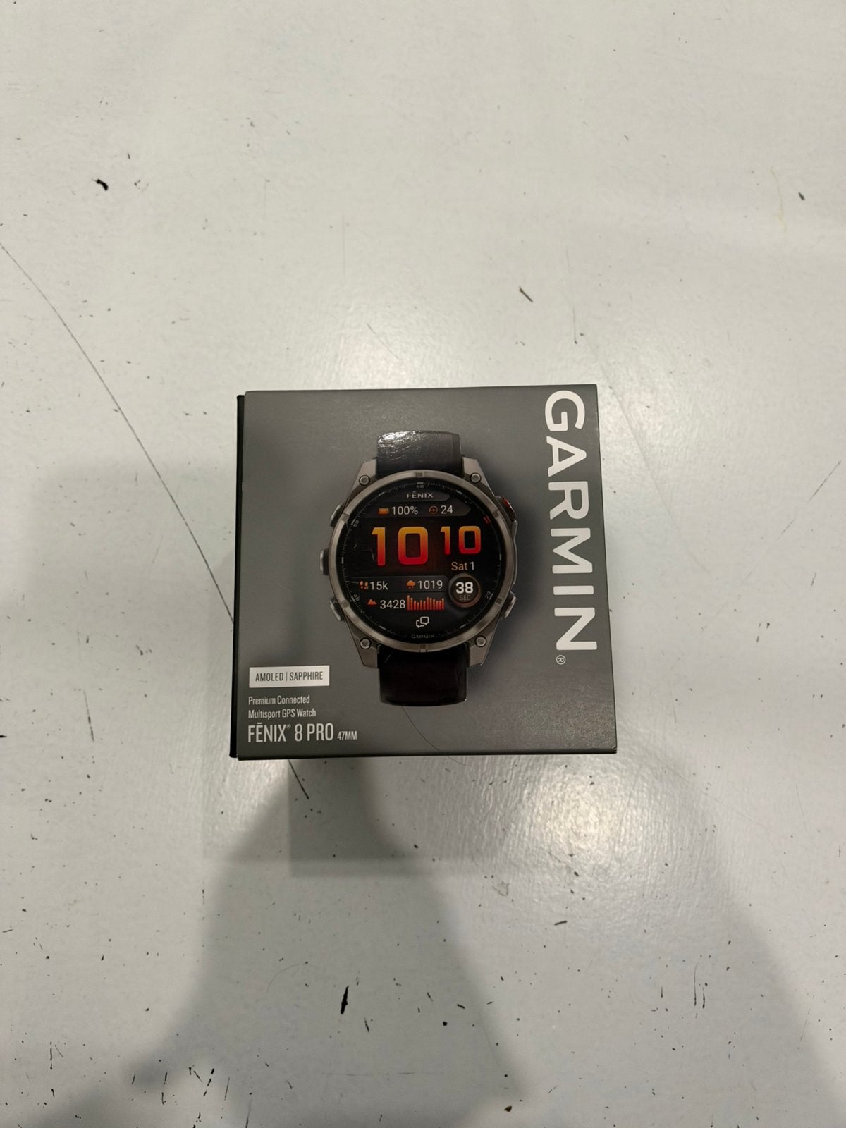 Montre intelligente Garmin Fenix 8 Pro, Enlèvement ou Envoi, Neuf, Noir