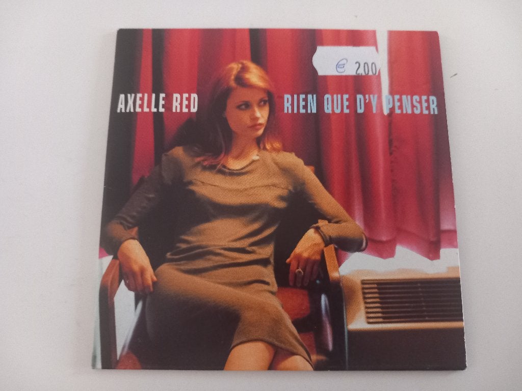 CD Single Axelle Red Rien que d'y penser Chanson Belpop Pop, Ophalen of Verzenden, Pop, Single
