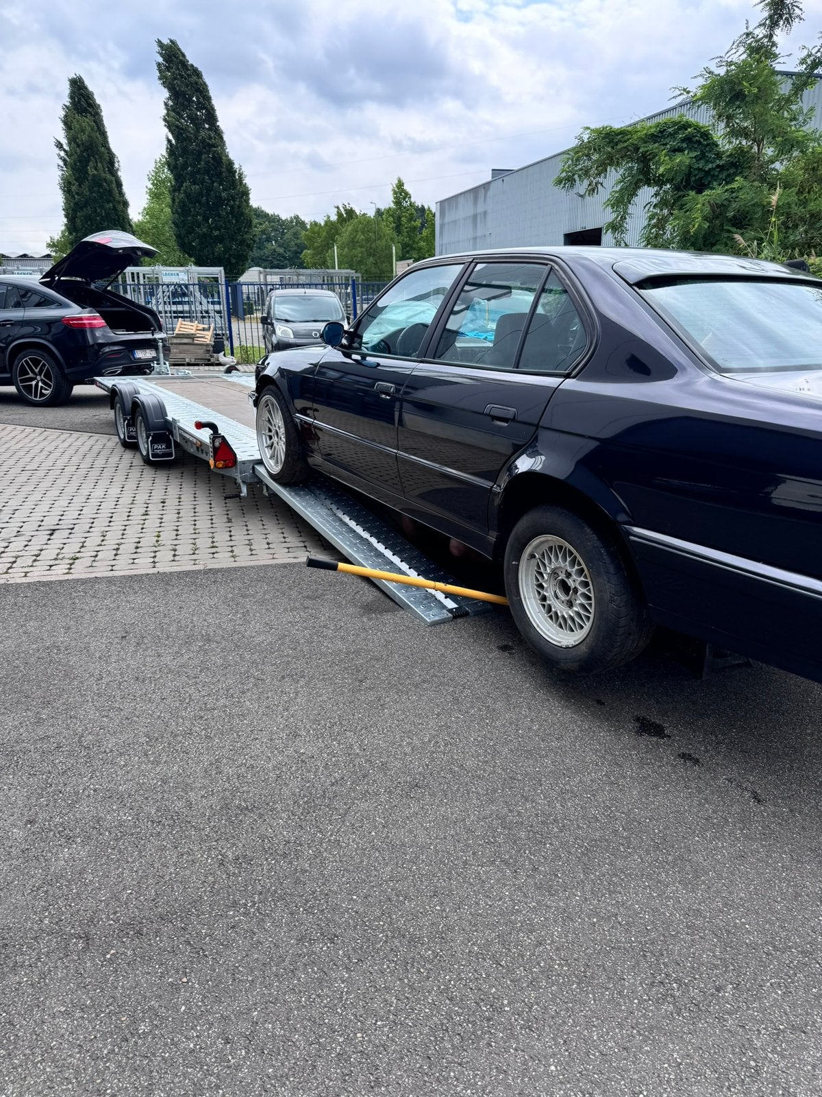 Auto trailer te huur, Ophalen, Zo goed als nieuw